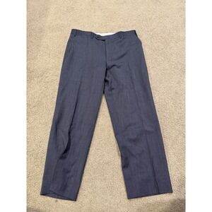 Canali Men's Travel Dress Pants Blue Wool Men's Size 36/52‎